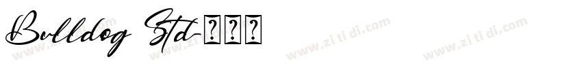 Bulldog Std字体转换 Bulldog Std字体转换